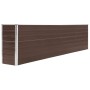 Brauner Pflanzkübel aus verzinktem Stahl 320x40x77 cm von vidaXL, Töpfe und Pflanzgefäße - Ref: Foro24-47050, Preis: 105,72 €...