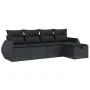5-teiliges Gartenmöbel-Set und schwarze synthetische Rattankissen von , Gartensets - Ref: Foro24-3264081, Preis: 339,97 €, Ra...