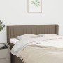 Cabecero de tela gris taupe 147x16x78/88 cm en Cabeceros y pies de cama | Comprar online en Foro24