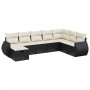 8-piece garden sofa set and black synthetic rattan cushions by , Garden sets - Ref: Foro24-3264202, Price: 447,25 €, Discount: %