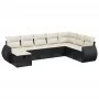 8-piece garden sofa set and black synthetic rattan cushions by , Garden sets - Ref: Foro24-3264202, Price: 487,45 €, Discount: %