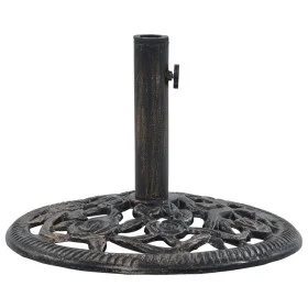 Sonnenschirmständer aus bronzefarbenem Gusseisen, 12 kg, 48 cm von vidaXL, Schirmständer - Ref: Foro24-47861, Preis: 56,51 €,...