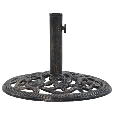 Sonnenschirmständer aus bronzefarbenem Gusseisen, 12 kg, 48 cm von vidaXL, Schirmständer - Ref: Foro24-47861, Preis: 56,51 €,...