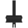 Mattschwarzes hängendes Duschregal aus gebürstetem Edelstahl 304 von , Regale - Ref: Foro24-4004902, Preis: 24,54 €, Rabatt: %