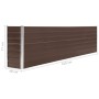 Brauner Pflanzkübel aus verzinktem Stahl 320x40x77 cm von vidaXL, Töpfe und Pflanzgefäße - Ref: Foro24-47050, Preis: 105,72 €...