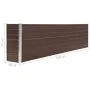 Galvanized steel raised planter in brown, 320x40x77 cm by vidaXL, Pots and planters - Ref: Foro24-47050, Price: 98,58 €, Disc...