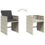 Garden dining set and cushions 17 pieces light gray synthetic rattan by , Garden sets - Ref: Foro24-3211187, Price: 1,00 €, D...