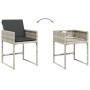 Garden dining set 11 pieces and gray synthetic rattan cushions by , Garden sets - Ref: Foro24-3211295, Price: 720,03 €, Disco...