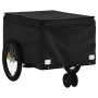 Black iron bicycle trailer 30 kg by , Bicycle trailers - Ref: Foro24-94101, Price: 87,92 €, Discount: %