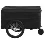 Black iron bicycle trailer 30 kg by , Bicycle trailers - Ref: Foro24-94101, Price: 87,92 €, Discount: %