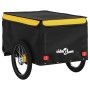 Remolque para bicicleta hierro negro y amarillo 30 kg
