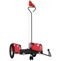 Fahrradanhänger aus Eisen und rotem Oxford-Stoff von , Fahrradanhänger - Ref: Foro24-94188, Preis: 82,80 €, Rabatt: %