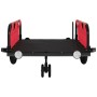 Fahrradanhänger aus Eisen und rotem Oxford-Stoff von , Fahrradanhänger - Ref: Foro24-94188, Preis: 84,29 €, Rabatt: %