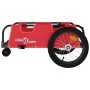 Remolque para bicicletas hierro y tela Oxford rojo de , Remolques para bicicletas - Ref: Foro24-94188, Precio: 82,80 €, Descu...