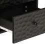 Mesita de noche de madera maciza de mango negra 40x33x46 cm de , Mesitas de noche - Ref: Foro24-356817, Precio: 66,33 €, Desc...