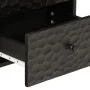 Mesita de noche de madera maciza de mango negra 40x33x46 cm de , Mesitas de noche - Ref: Foro24-356817, Precio: 65,56 €, Desc...