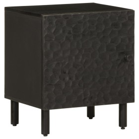 Nachttisch aus massivem schwarzem Mangoholz, 40 x 33 x 46 cm von , Nachttische - Ref: Foro24-356815, Preis: 40,28 €, Rabatt: %