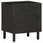 Nachttisch aus massivem schwarzem Mangoholz, 40 x 33 x 46 cm von , Nachttische - Ref: Foro24-356815, Preis: 39,88 €, Rabatt: %
