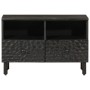 Massiver TV-Schrank aus schwarzem Mangoholz, 70 x 33 x 46 cm von , TV-Möbel - Ref: Foro24-356820, Preis: 63,65 €, Rabatt: %