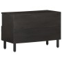 Massiver TV-Schrank aus schwarzem Mangoholz, 70 x 33 x 46 cm von , TV-Möbel - Ref: Foro24-356820, Preis: 63,65 €, Rabatt: %