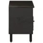 Massiver TV-Schrank aus schwarzem Mangoholz, 80 x 33 x 46 cm von , TV-Möbel - Ref: Foro24-356836, Preis: 59,12 €, Rabatt: %