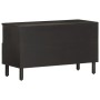 Massiver TV-Schrank aus schwarzem Mangoholz, 80 x 33 x 46 cm von , TV-Möbel - Ref: Foro24-356836, Preis: 59,65 €, Rabatt: %