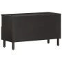 Massiver TV-Schrank aus schwarzem Mangoholz, 80 x 33 x 46 cm von , TV-Möbel - Ref: Foro24-356836, Preis: 59,12 €, Rabatt: %