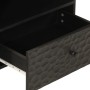 Massiver TV-Schrank aus schwarzem Mangoholz, 80 x 33 x 46 cm von , TV-Möbel - Ref: Foro24-356836, Preis: 59,65 €, Rabatt: %
