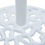 Base de sombrilla de hierro fundido blanco 12 kg 48 cm de vidaXL, Bases para sombrillas - Ref: Foro24-47860, Precio: 57,80 €,...