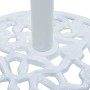 Weißer Sonnenschirmständer aus Gusseisen, 12 kg, 48 cm von vidaXL, Schirmständer - Ref: Foro24-47860, Preis: 62,71 €, Rabatt: %