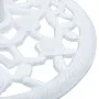 White cast iron parasol base 12 kg 48 cm by vidaXL, Umbrella bases - Ref: Foro24-47860, Price: 58,89 €, Discount: %
