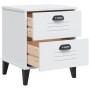 VIKEN Nachttisch aus weißem Holzwerkstoff von , Nachttische - Ref: Foro24-374908, Preis: 51,95 €, Rabatt: %