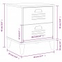 VIKEN Nachttisch aus weißem Holzwerkstoff von , Nachttische - Ref: Foro24-374908, Preis: 51,95 €, Rabatt: %