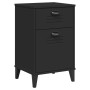 VIKEN nightstand black engineered wood by , Nightstands - Ref: Foro24-374915, Price: 57,34 €, Discount: %