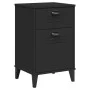 VIKEN nightstand black engineered wood by , Nightstands - Ref: Foro24-374915, Price: 56,70 €, Discount: %
