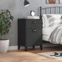 VIKEN nightstand black engineered wood by , Nightstands - Ref: Foro24-374915, Price: 56,70 €, Discount: %