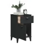 VIKEN nightstand black engineered wood by , Nightstands - Ref: Foro24-374915, Price: 56,70 €, Discount: %
