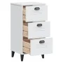 Mesita de noche VIKEN madera de ingeniería blanca de , Mesitas de noche - Ref: Foro24-374917, Precio: 73,31 €, Descuento: %