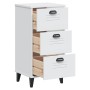 Mesita de noche VIKEN madera de ingeniería blanca de , Mesitas de noche - Ref: Foro24-374917, Precio: 74,17 €, Descuento: %