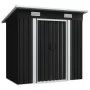 Cobertizo para jardín de acero gris antracita de vidaXL, Cobertizos - Ref: Foro24-47026, Precio: 208,54 €, Descuento: %