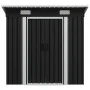 Cobertizo para jardín de acero gris antracita de vidaXL, Cobertizos - Ref: Foro24-47026, Precio: 208,54 €, Descuento: %