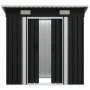 Cobertizo para jardín de acero gris antracita de vidaXL, Cobertizos - Ref: Foro24-47026, Precio: 208,54 €, Descuento: %