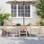 Tisch und Stühle mit Kissen 3 Stück PE Rattan beige Akazienholz von , Gartensets - Ref: Foro24-366261, Preis: 145,10 €, Rabat...