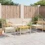 4-piece garden furniture set and beige synthetic rattan cushions by , Garden sets - Ref: Foro24-366268, Price: 232,70 €, Disc...