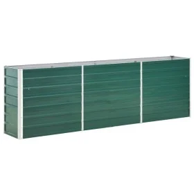 Grünes Gartenbett aus verzinktem Stahl, 240 x 40 x 77 cm von vidaXL, Töpfe und Pflanzgefäße - Ref: Foro24-47041, Preis: 60,75...