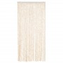 Cortina antimoscas chenilla beige y blanco 90x200 cm de , Mosquiteras para ventanas - Ref: Foro24-377341, Precio: 65,63 €, De...