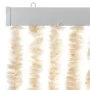 Beige-weißer Chenille-Fliegenschutzvorhang, 90 x 200 cm von , Moskitonetze für Fenster - Ref: Foro24-377341, Preis: 59,01 €, ...