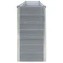 Elevated planter gray galvanized steel 320x40x77 cm by vidaXL, Pots and planters - Ref: Foro24-47048, Price: 94,62 €, Discoun...