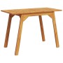 Mesa de comedor de jardín madera maciza de acacia 110x56x75 cm de , Mesas de jardín - Ref: Foro24-366372, Precio: 92,92 €, De...