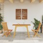 Mesa de comedor de jardín madera maciza de acacia 110x56x75 cm de , Mesas de jardín - Ref: Foro24-366372, Precio: 92,92 €, De...